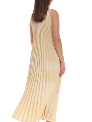 Бежевое платье LORENA ANTONIAZZI: фото 6 - Invogue